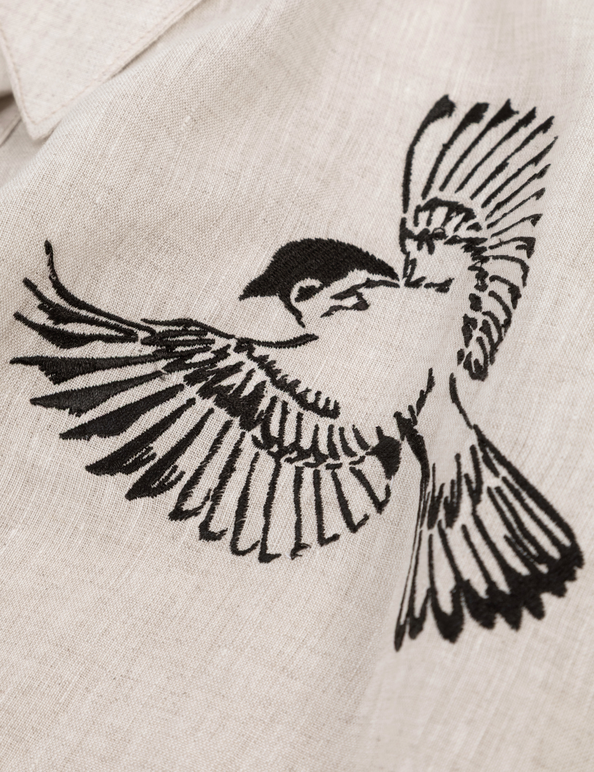 Camisa blusa lino Lisa arena