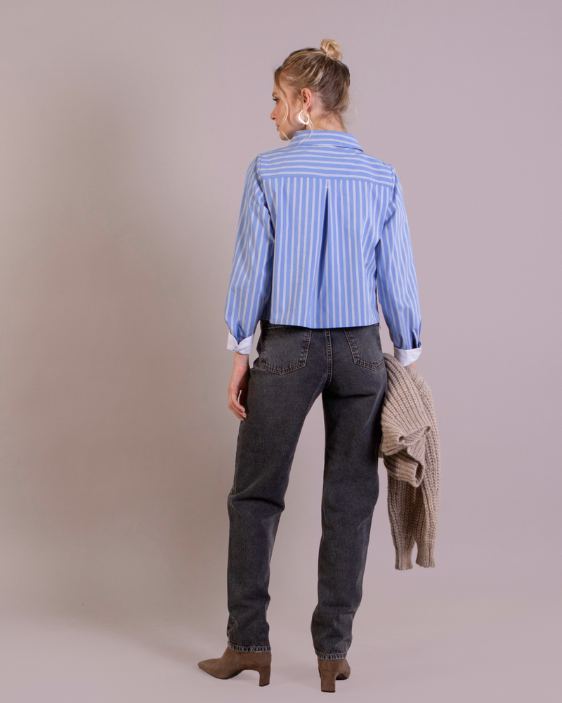 Blusa Midi Xilo Celeste