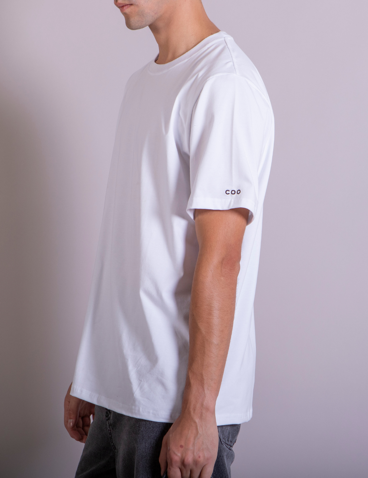 Polera Javier Oversize Blanca
