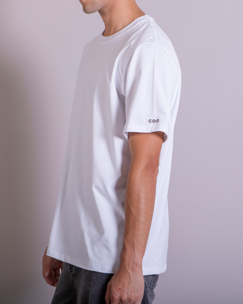 Polera Javier Oversize Blanca