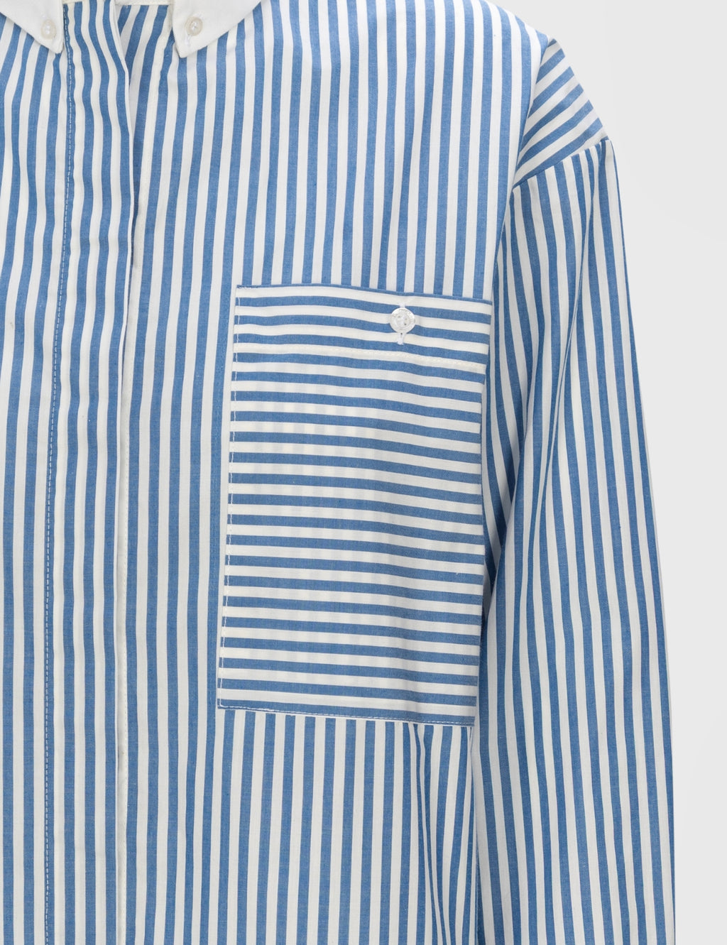 Blusa Lisa Rayas Azul