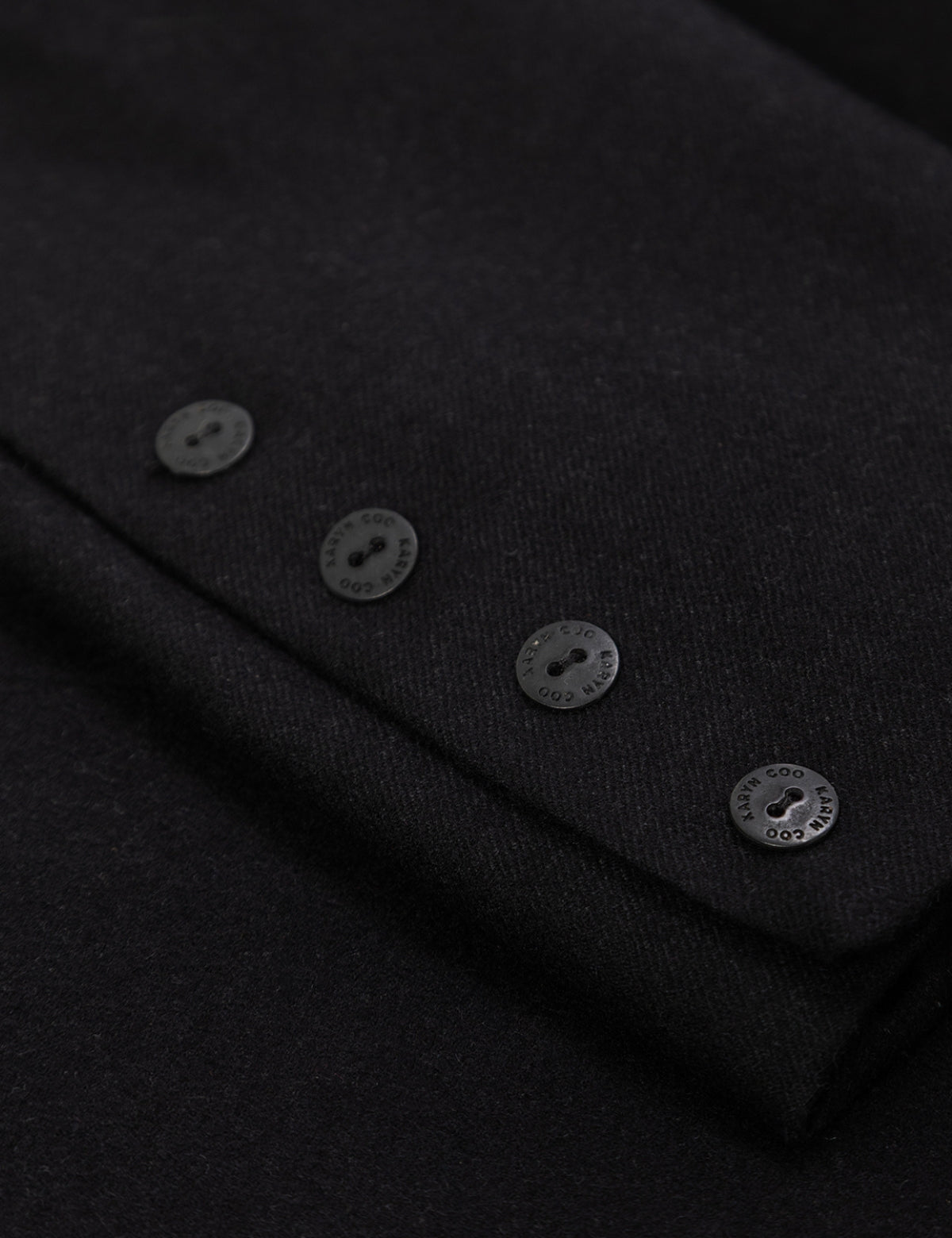 Abrigo sastre Muka negro