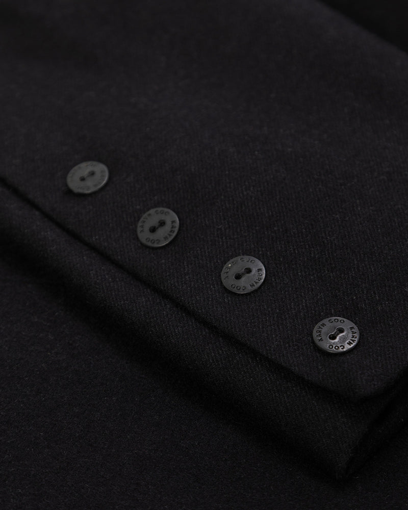 Abrigo sastre Muka negro