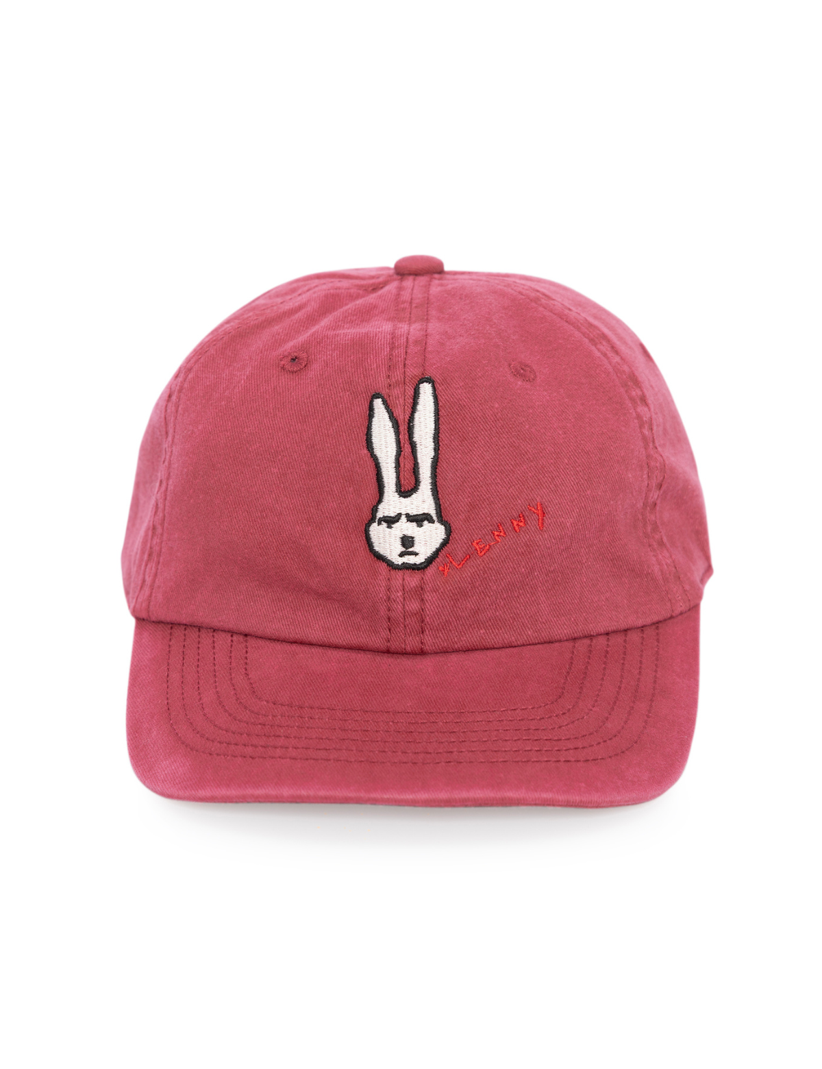 Gorro de Algodón Lenny Rojo Vintage – Bordado Lenny