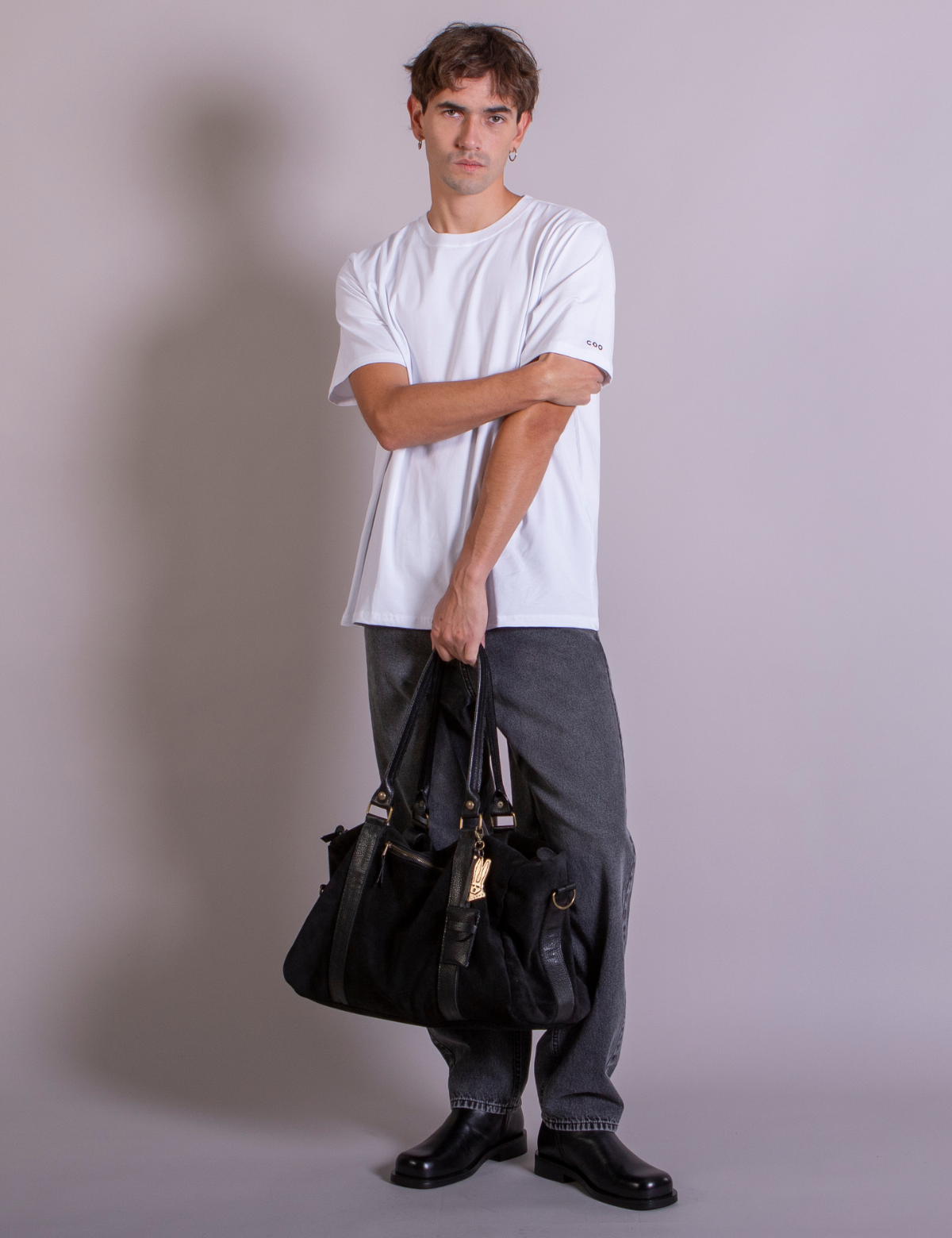 Polera Javier Oversize Blanca