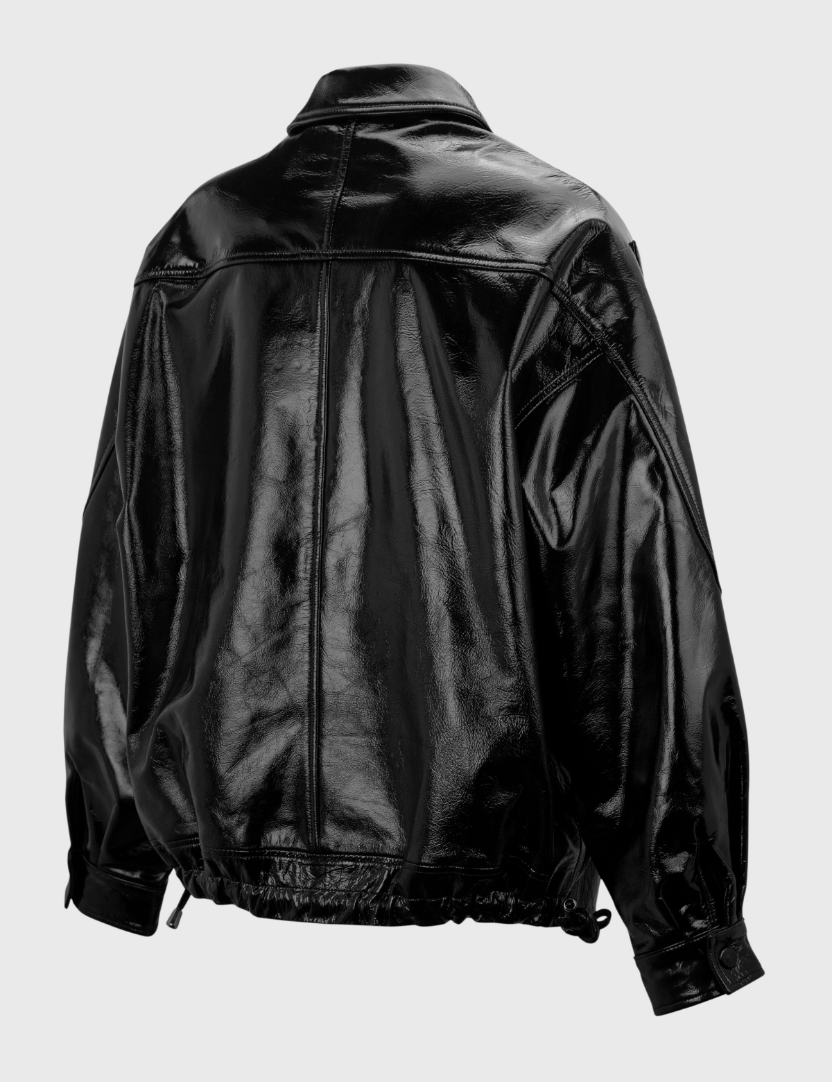 Chaqueta Santos Charol Negro