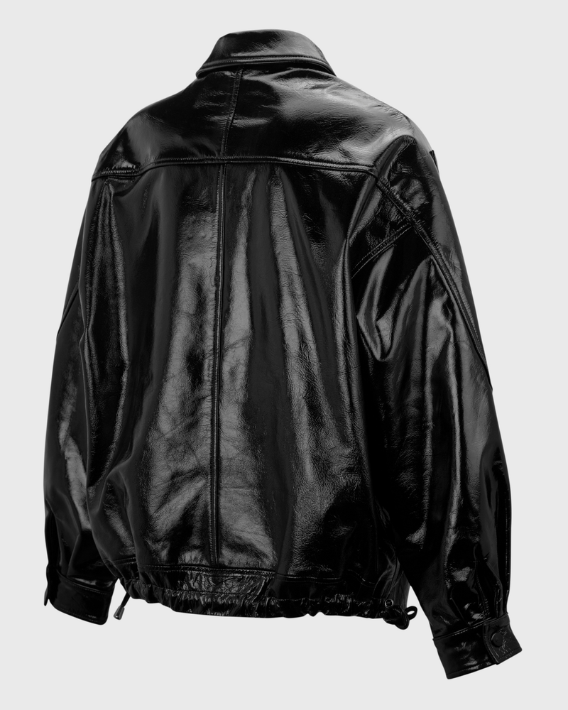 Chaqueta Santos Charol Negro