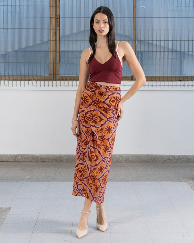 Falda Wrap Ambar