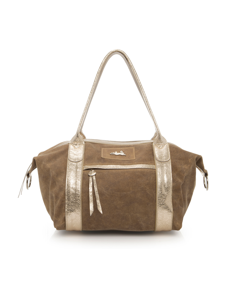 Cartera reno Diana Toffee/Dorado