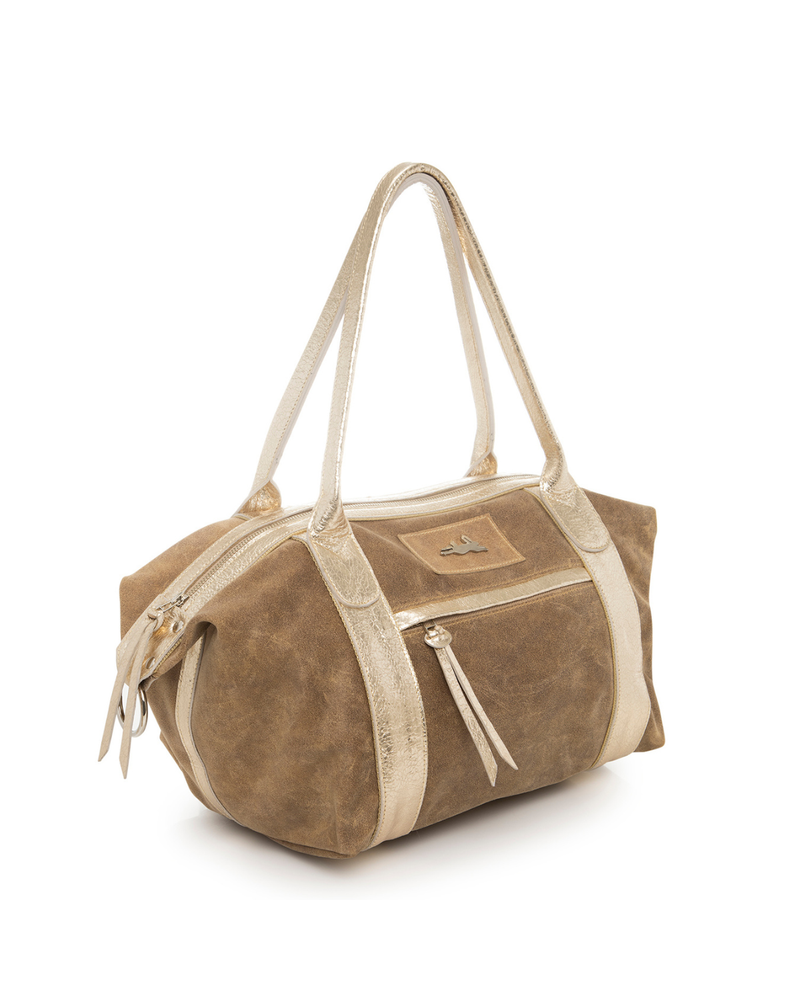 Cartera reno Diana Toffee/Dorado