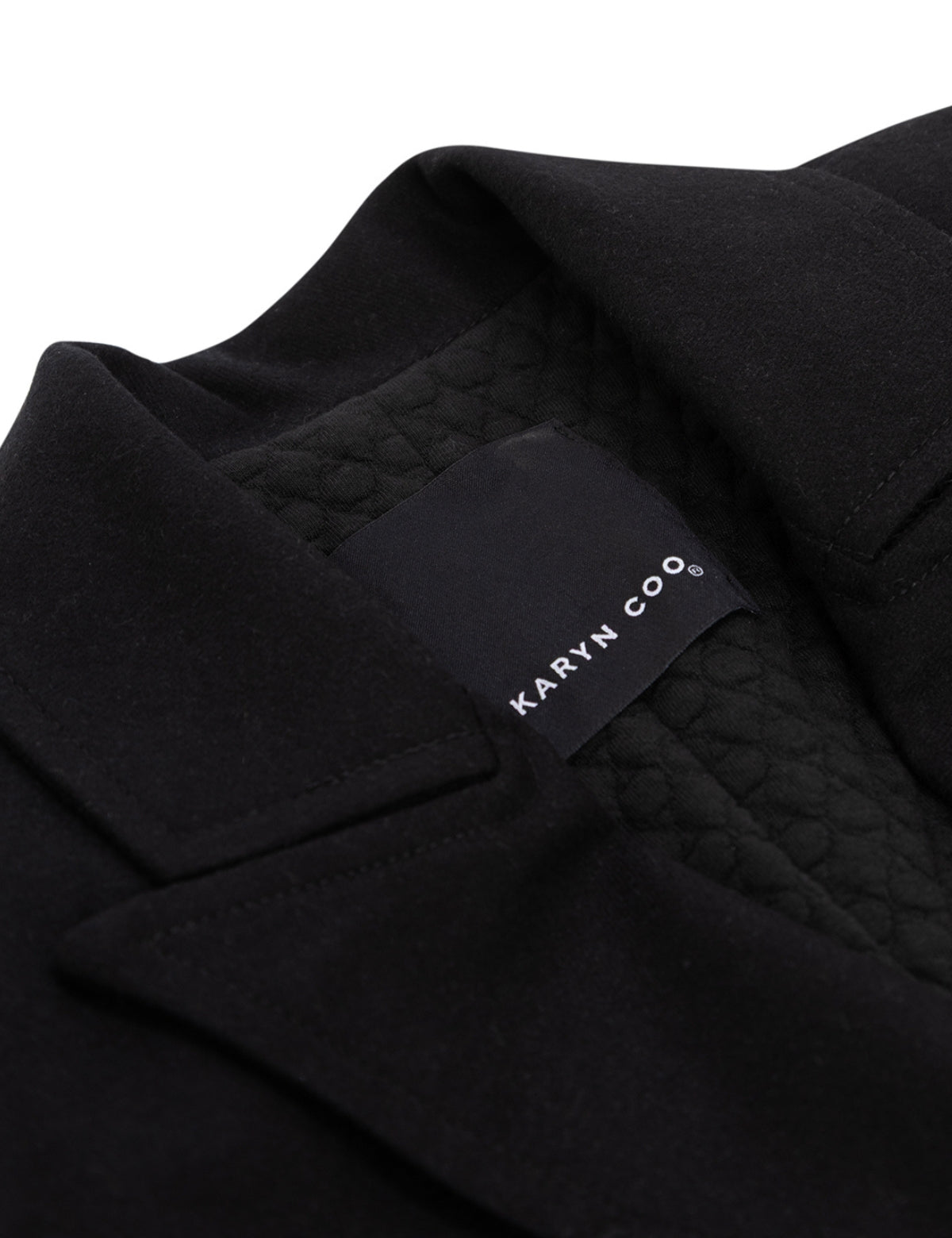 Abrigo sastre Muka negro