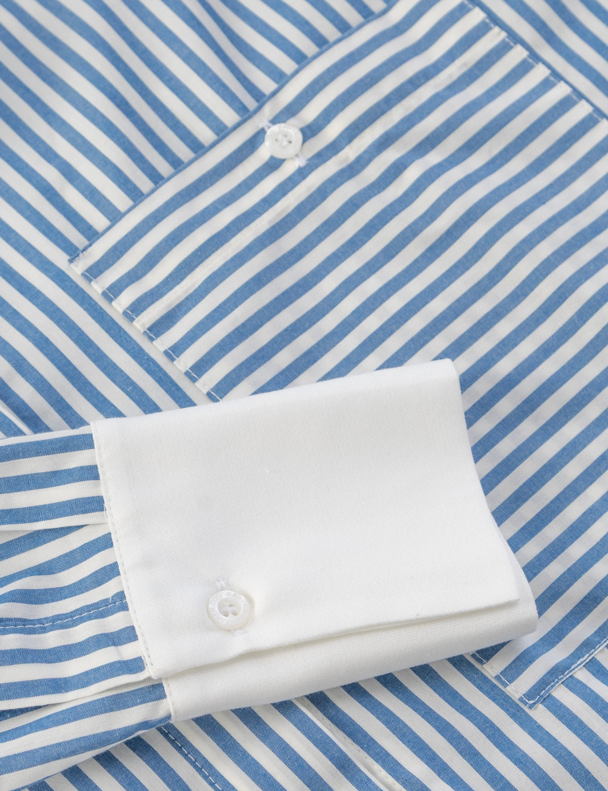 Blusa Lisa Rayas Azul