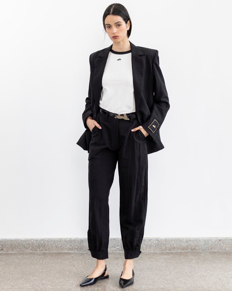 Blazer Lino Pampa Negro