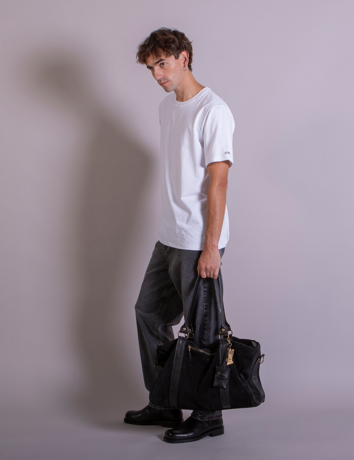 Polera Javier Oversize Blanca