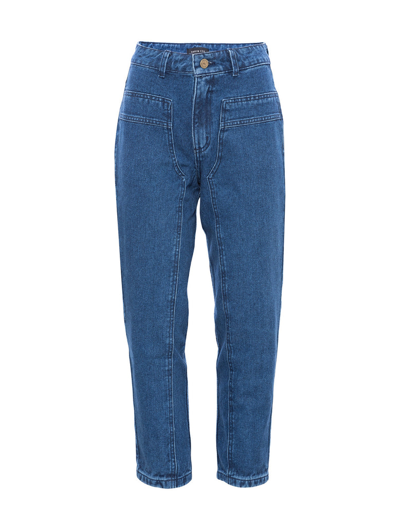 Jeans moms sustentable Patch