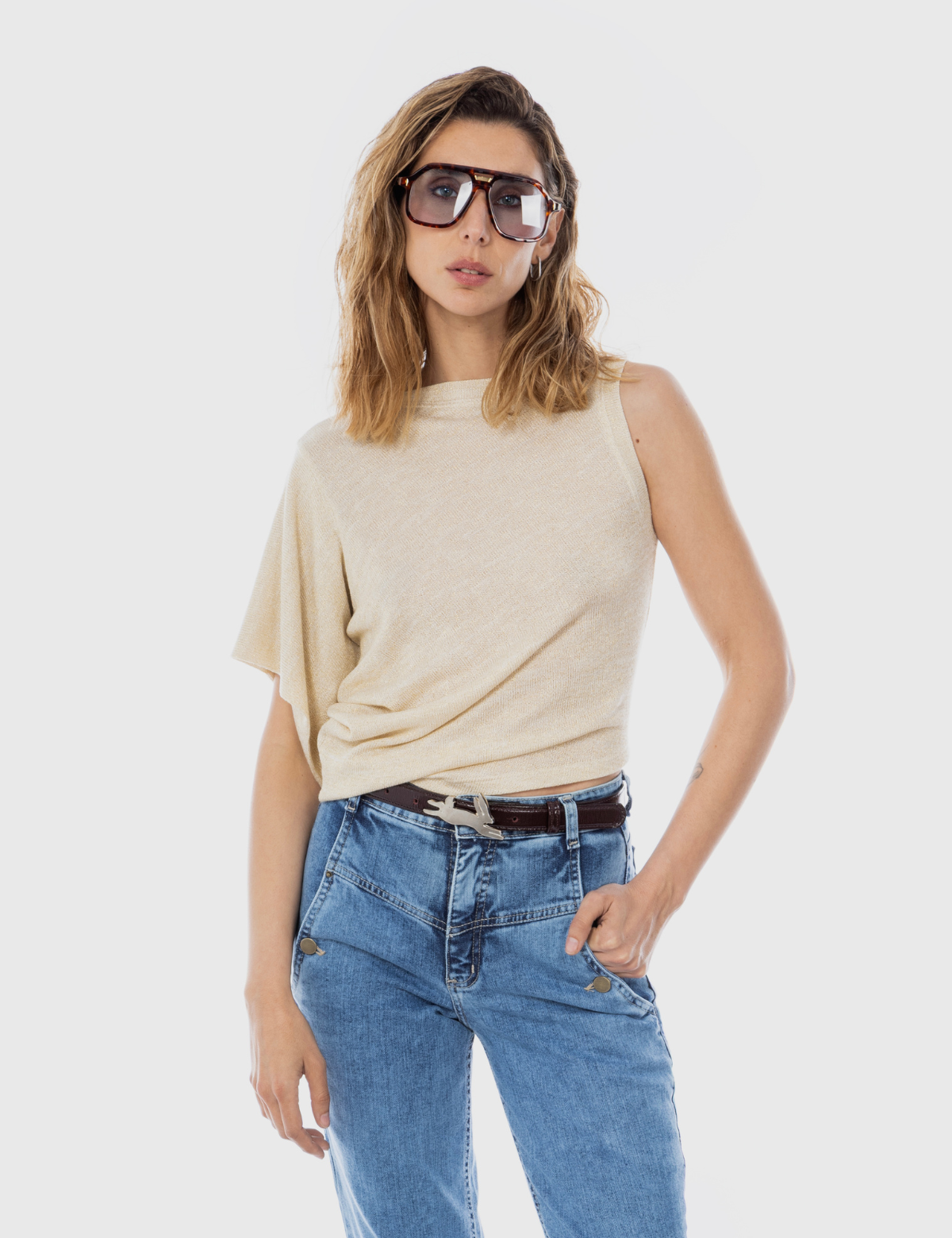 Blusa Irregular Bilbao Oro