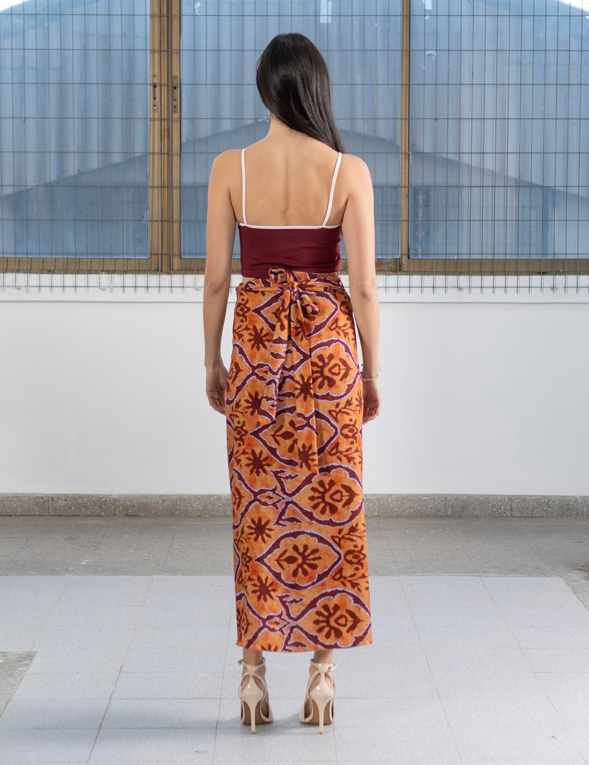 Falda Wrap Ambar