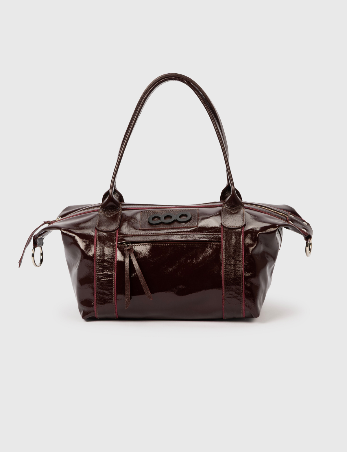 Cartera Diana Charol Granate