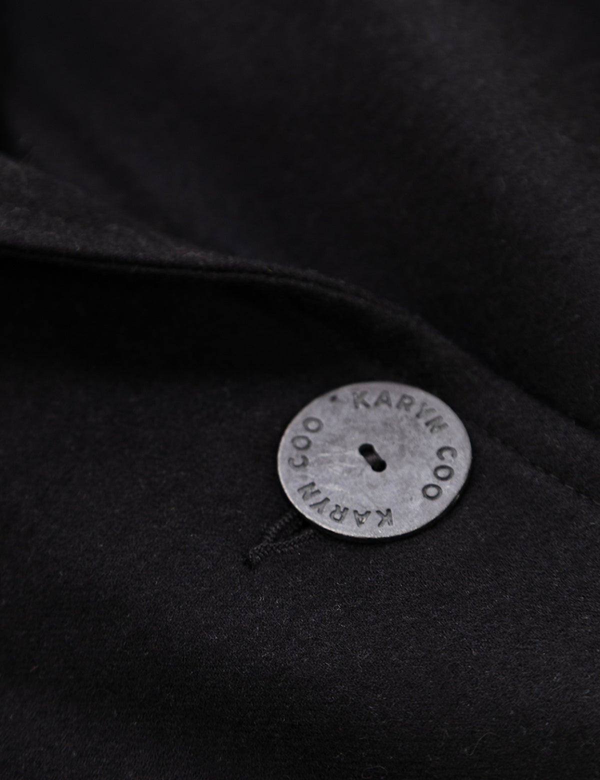 Abrigo sastre Muka negro