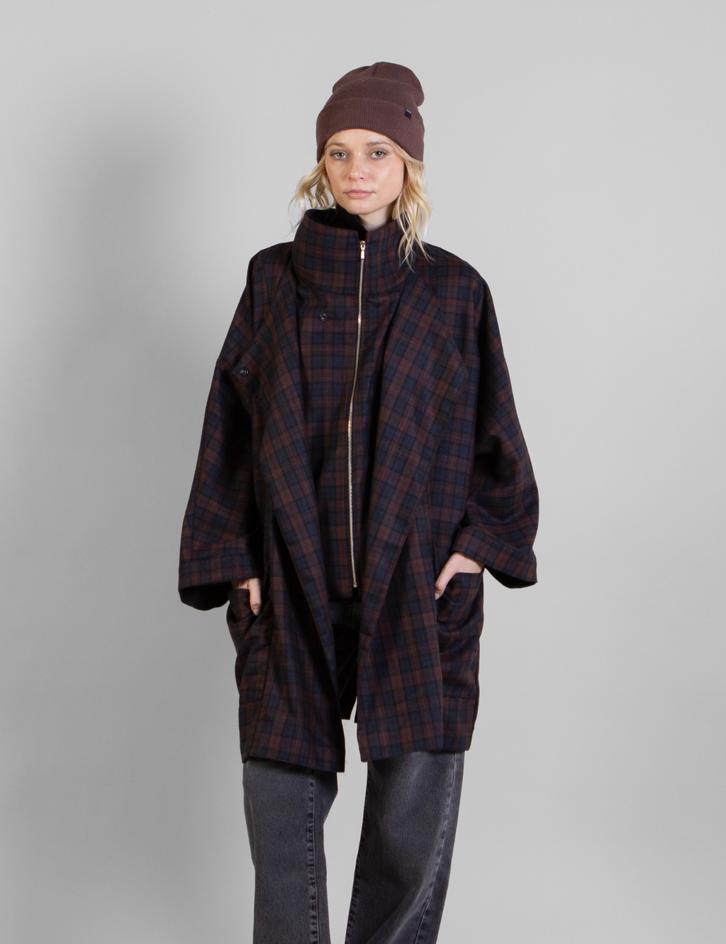 Chaqueta Lana Japo Tartan