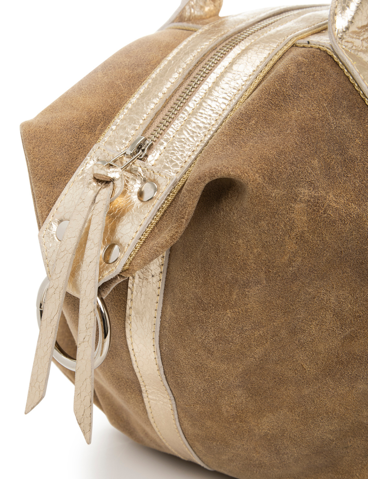 Cartera reno Diana Toffee/Dorado