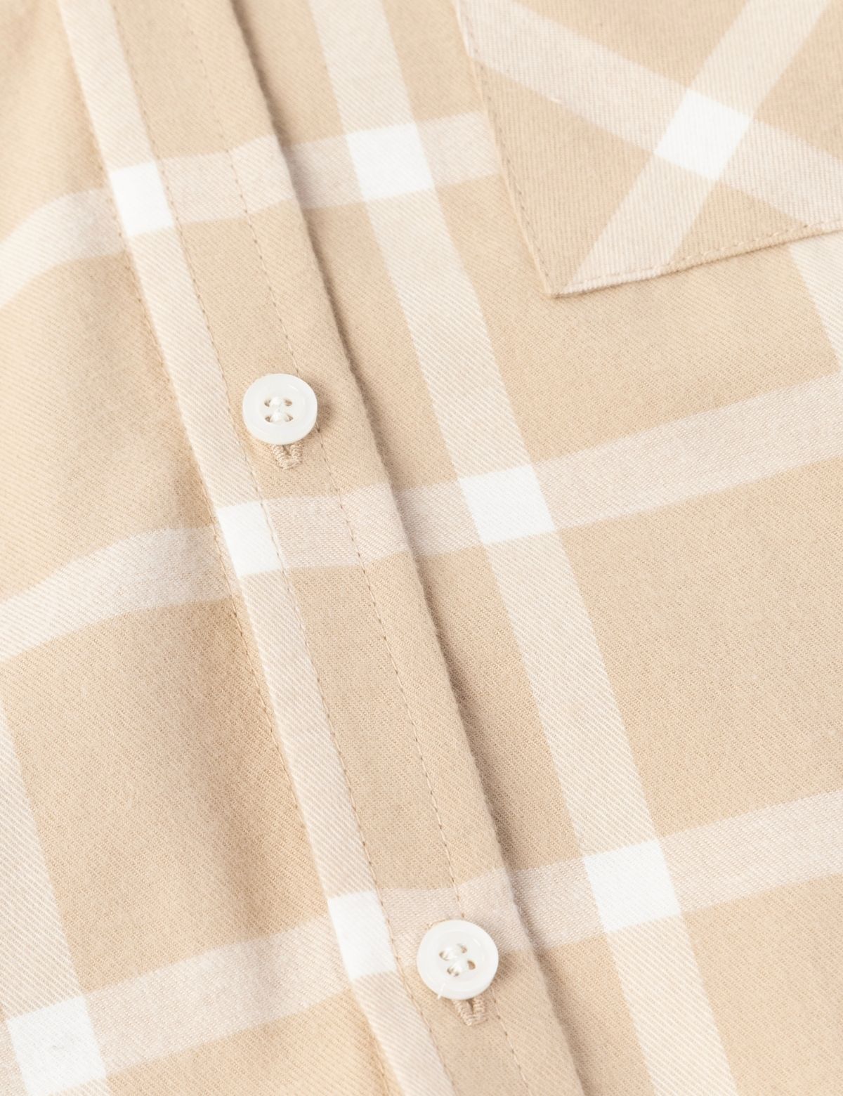 Camisa Escocesa Dandy Beige