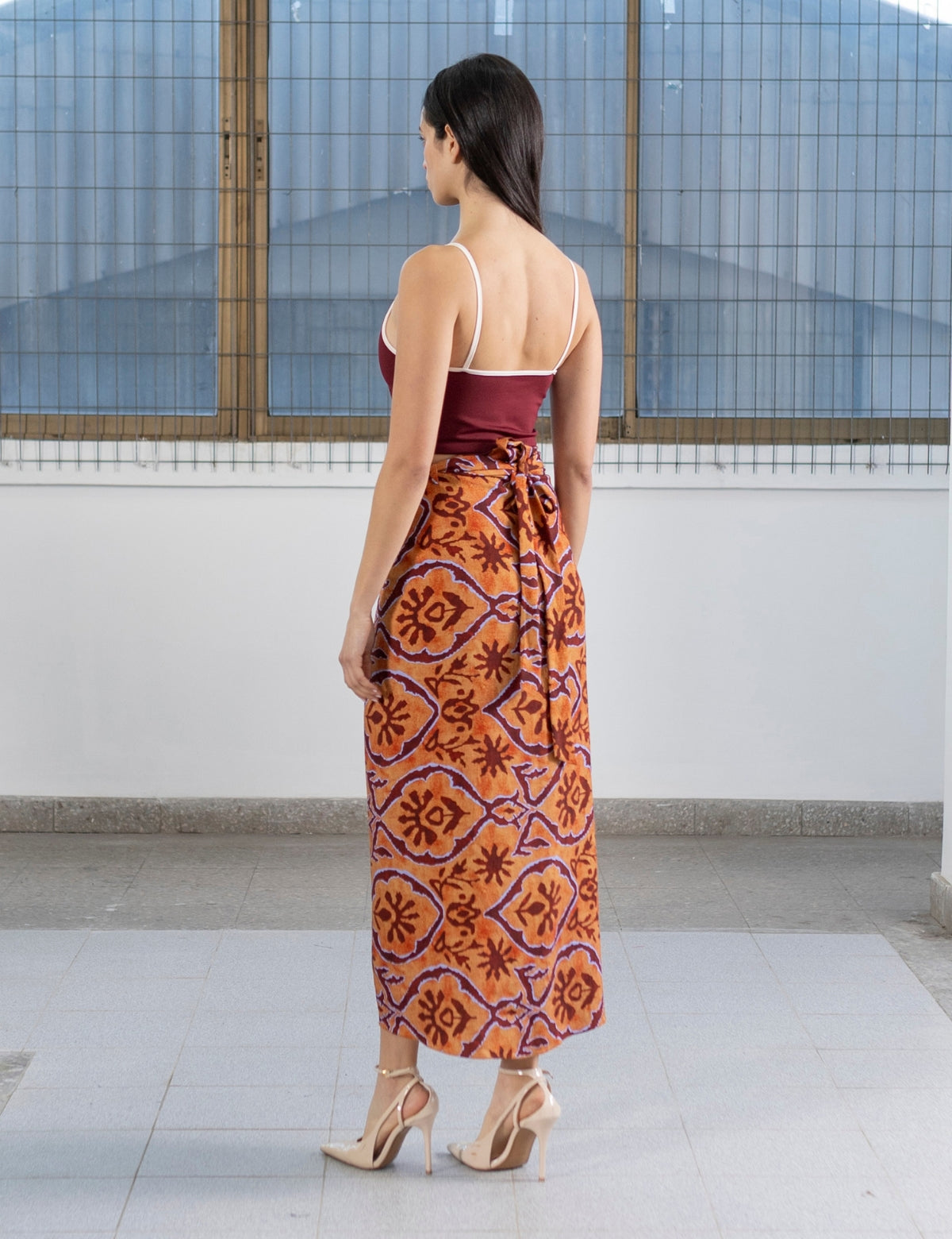 Falda Wrap Ambar