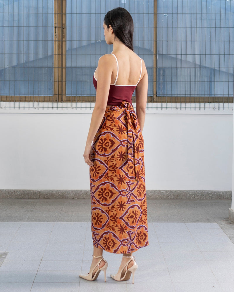 Falda Wrap Ambar