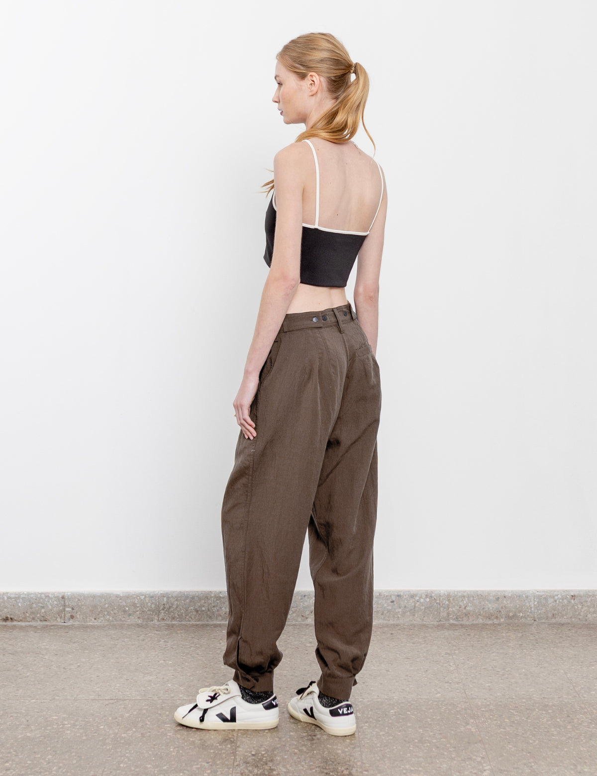 Pantalón Lino Pampa Tabaco