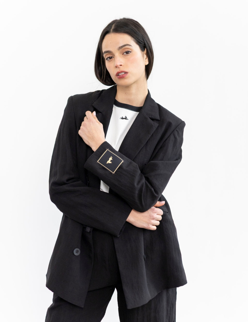 Blazer Lino Pampa Negro