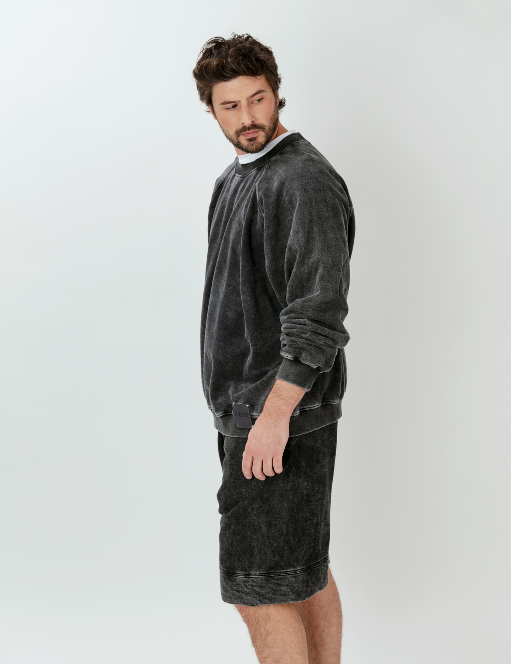 Poleron Mario Gris