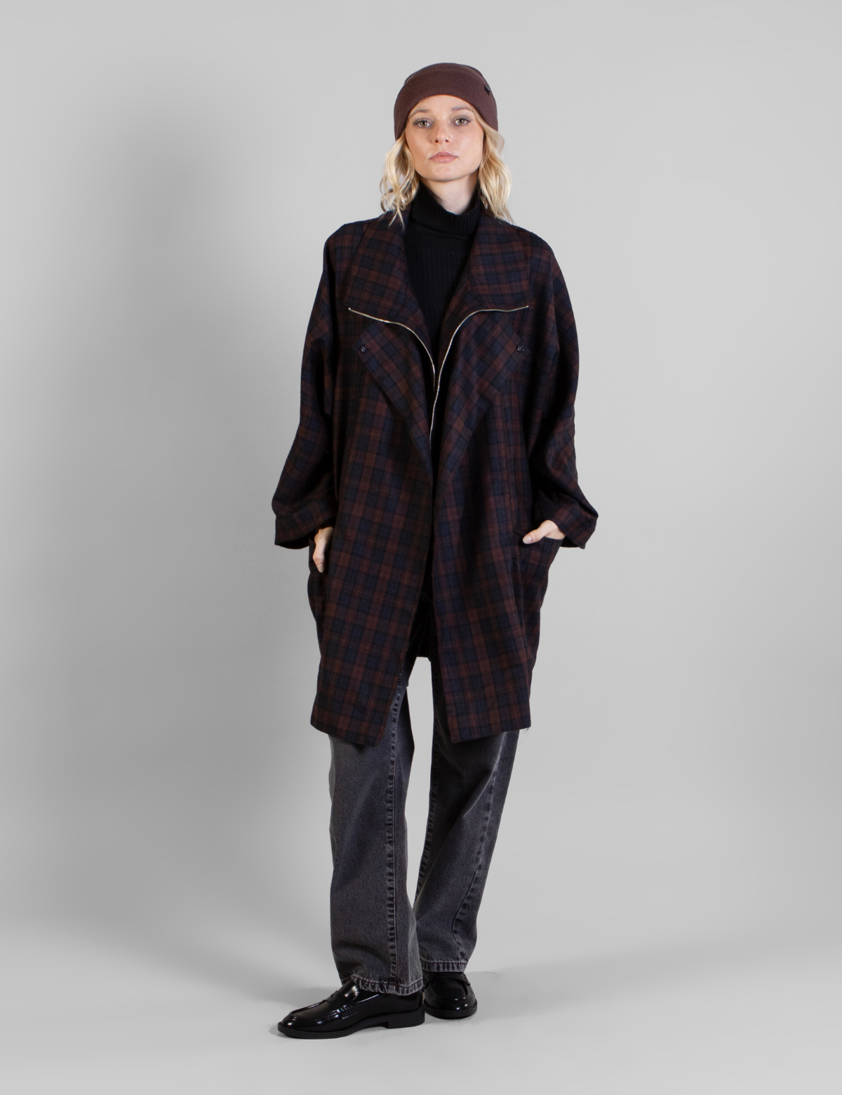 Chaqueta Lana Japo Tartan
