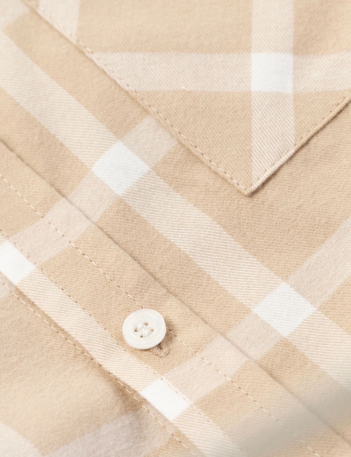 Camisa Escocesa Dandy Beige