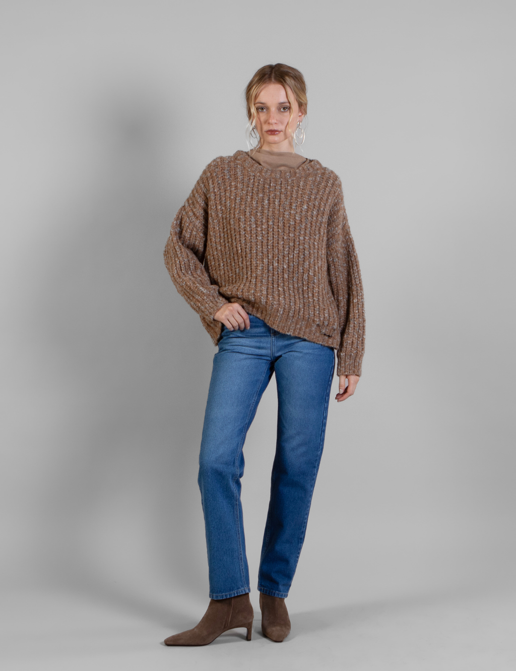 Tejido Andino Camel Jaspe