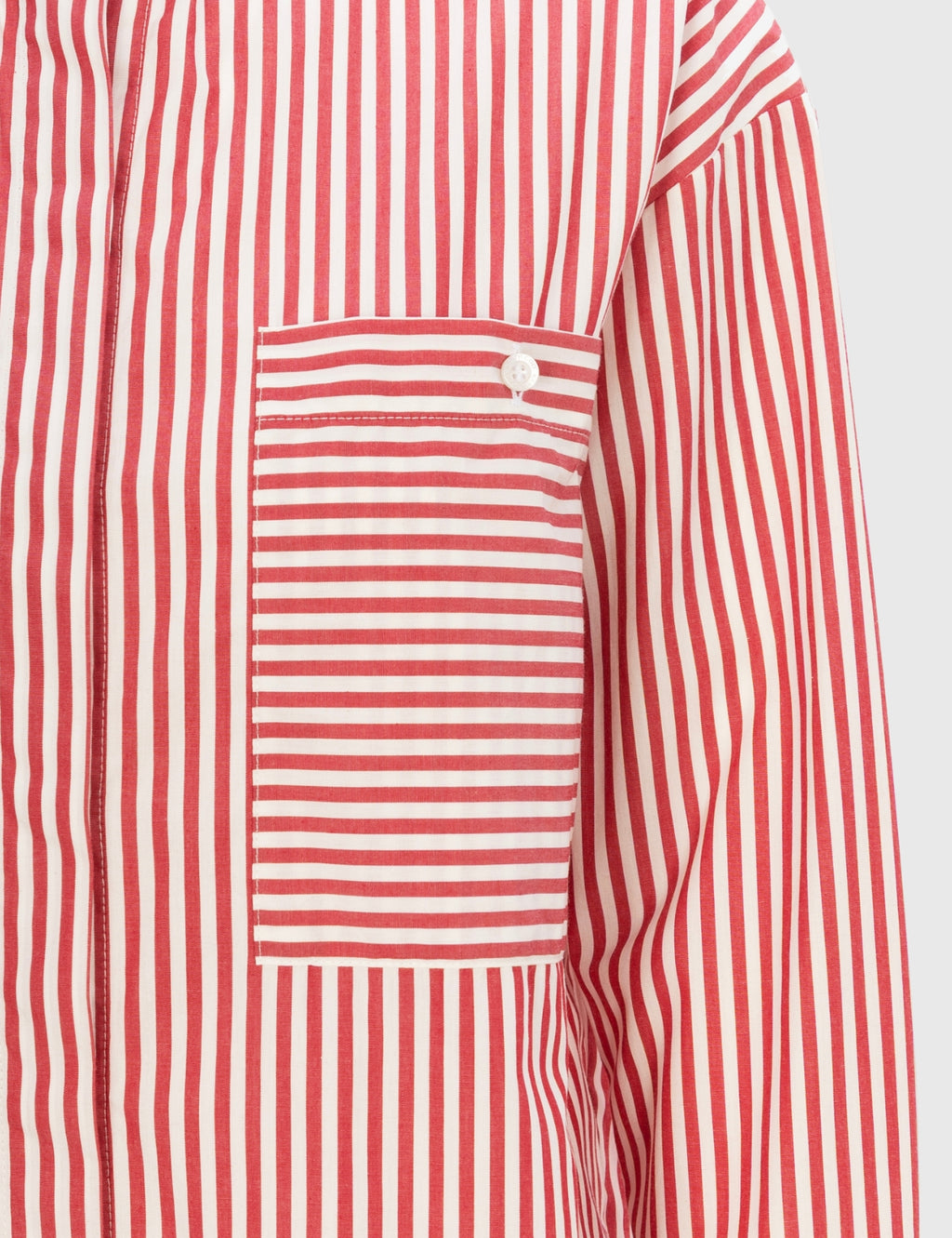 Blusa Lisa Rayas Burdeo