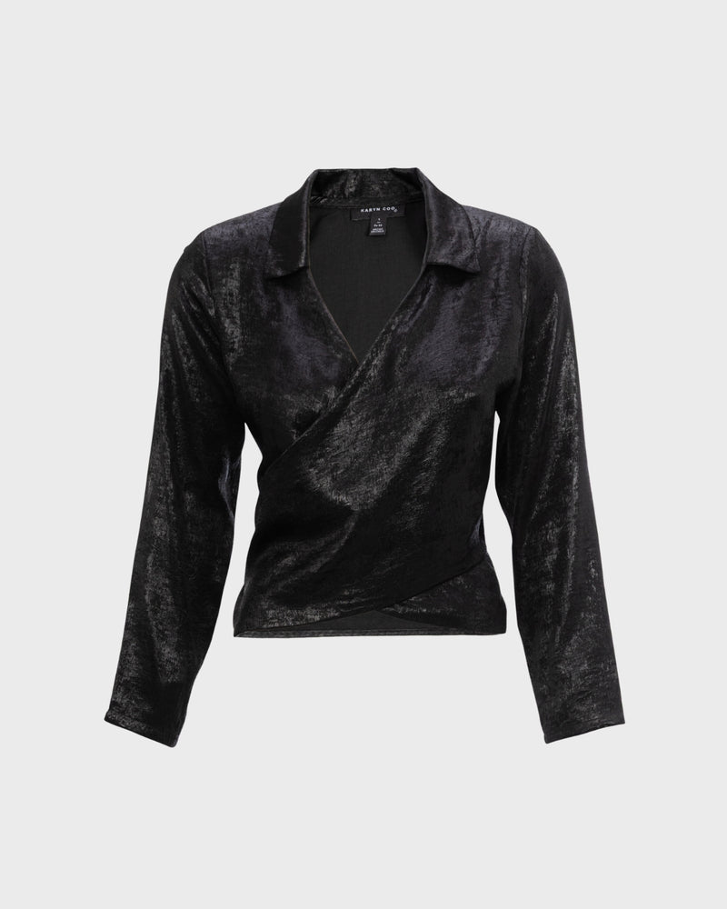 Blusa Cruzada Chandi Negro