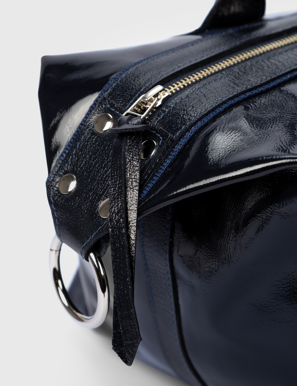 Cartera Diana Charol Marino