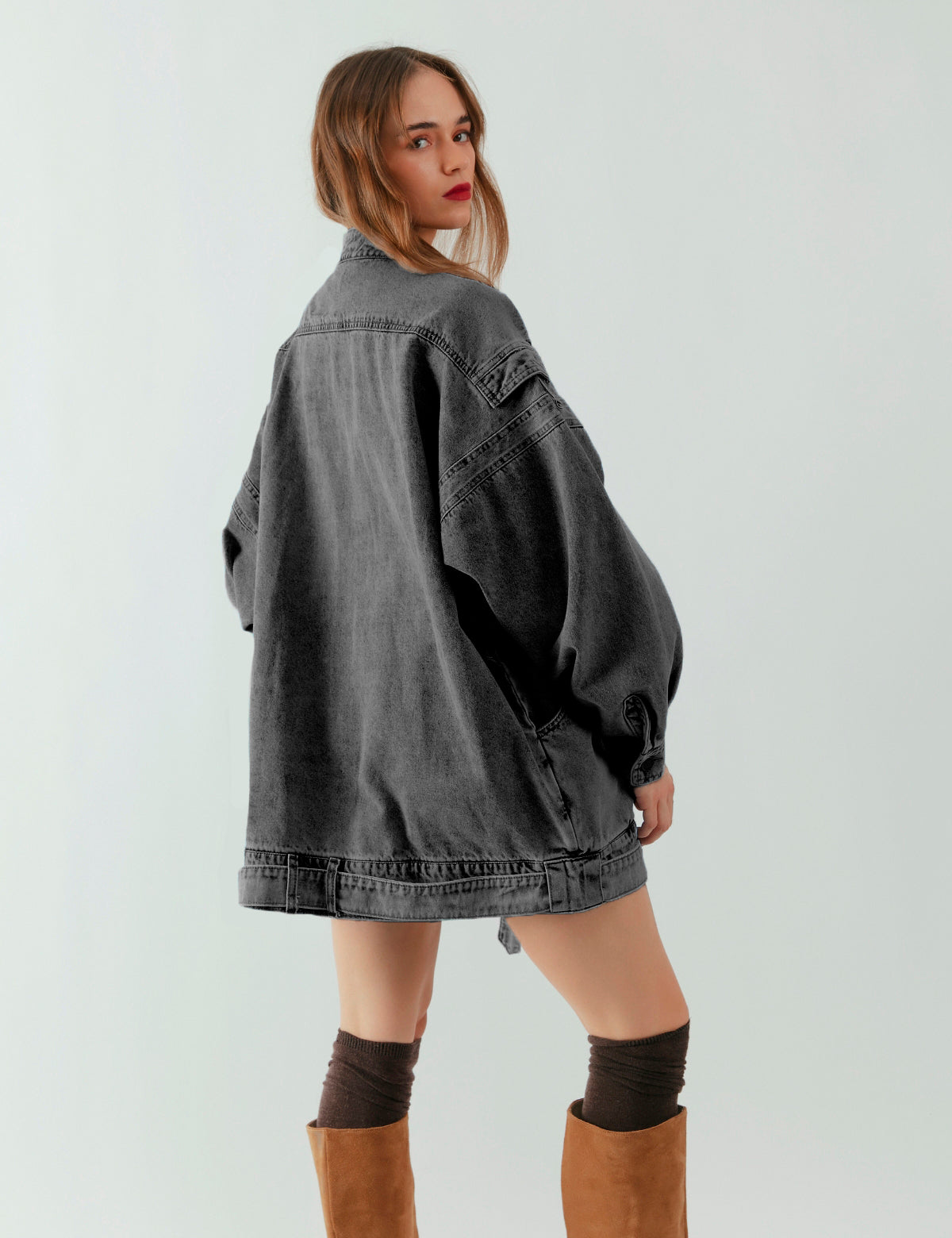 Chaqueta denim York negro