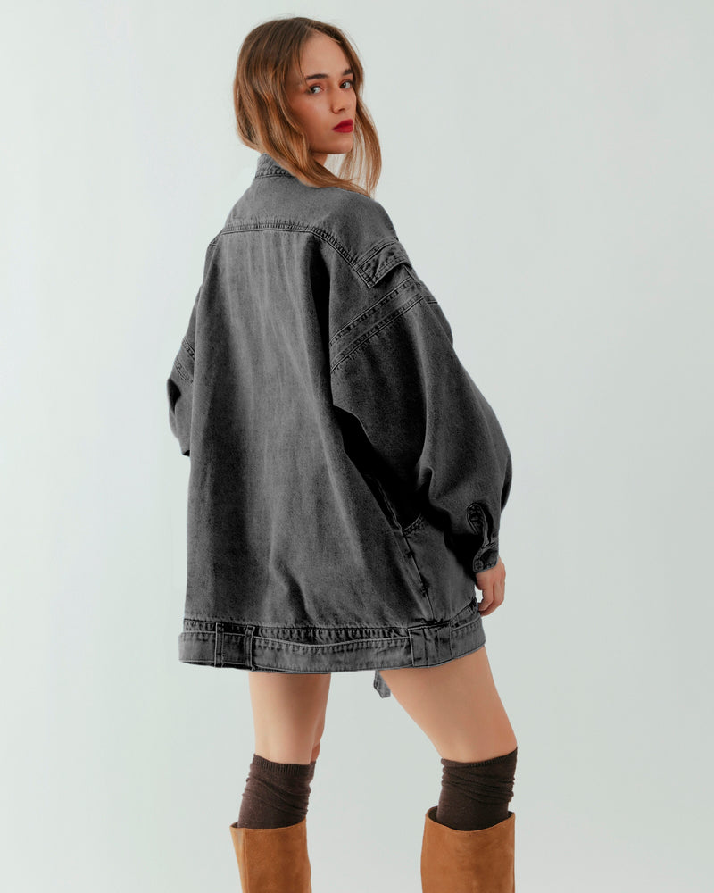 Chaqueta denim York negro