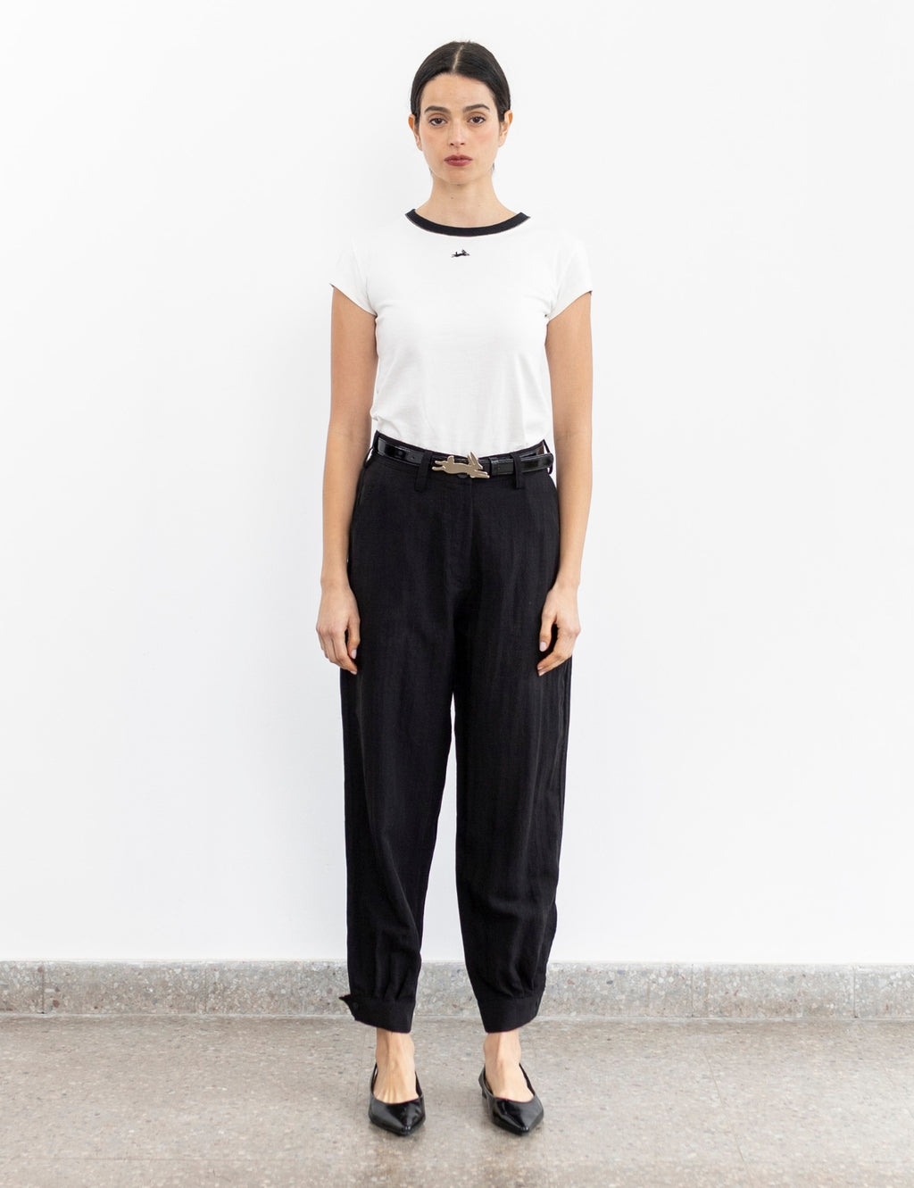 Pantalón Lino Pampa Negro