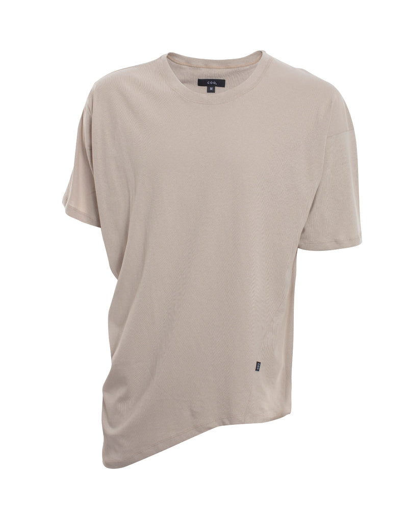 Polera irregular Norton beige