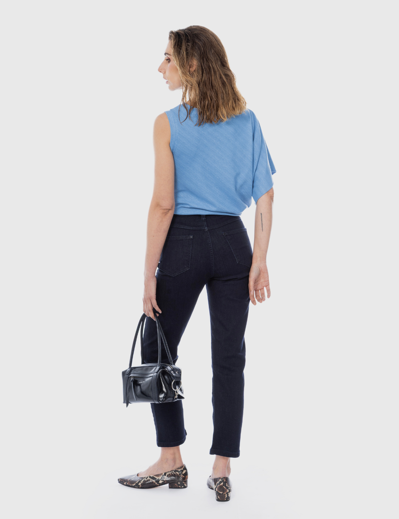 Blusa Irregular Bilbao Cielo
