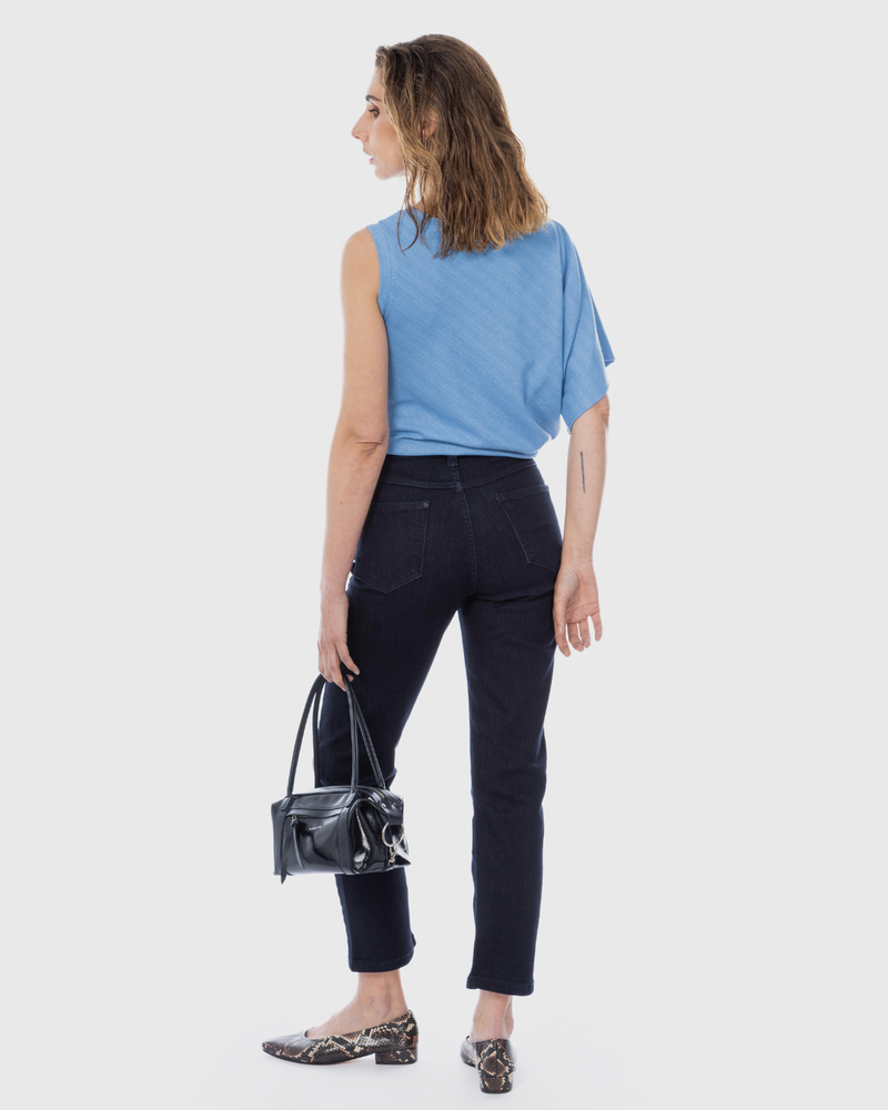 Blusa Irregular Bilbao Cielo