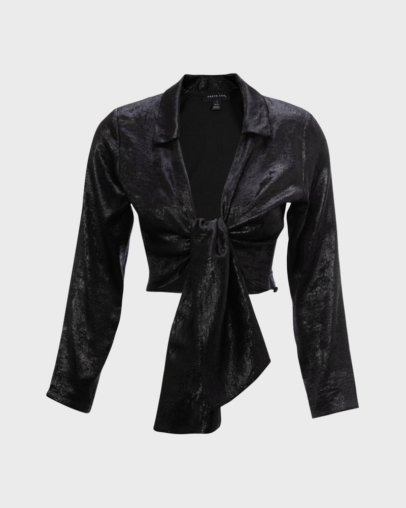 Blusa Cruzada Chandi Negro
