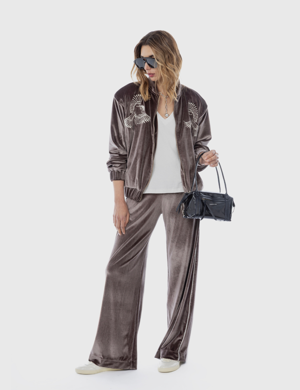 Chaqueta Bomber Velvet Sagrado