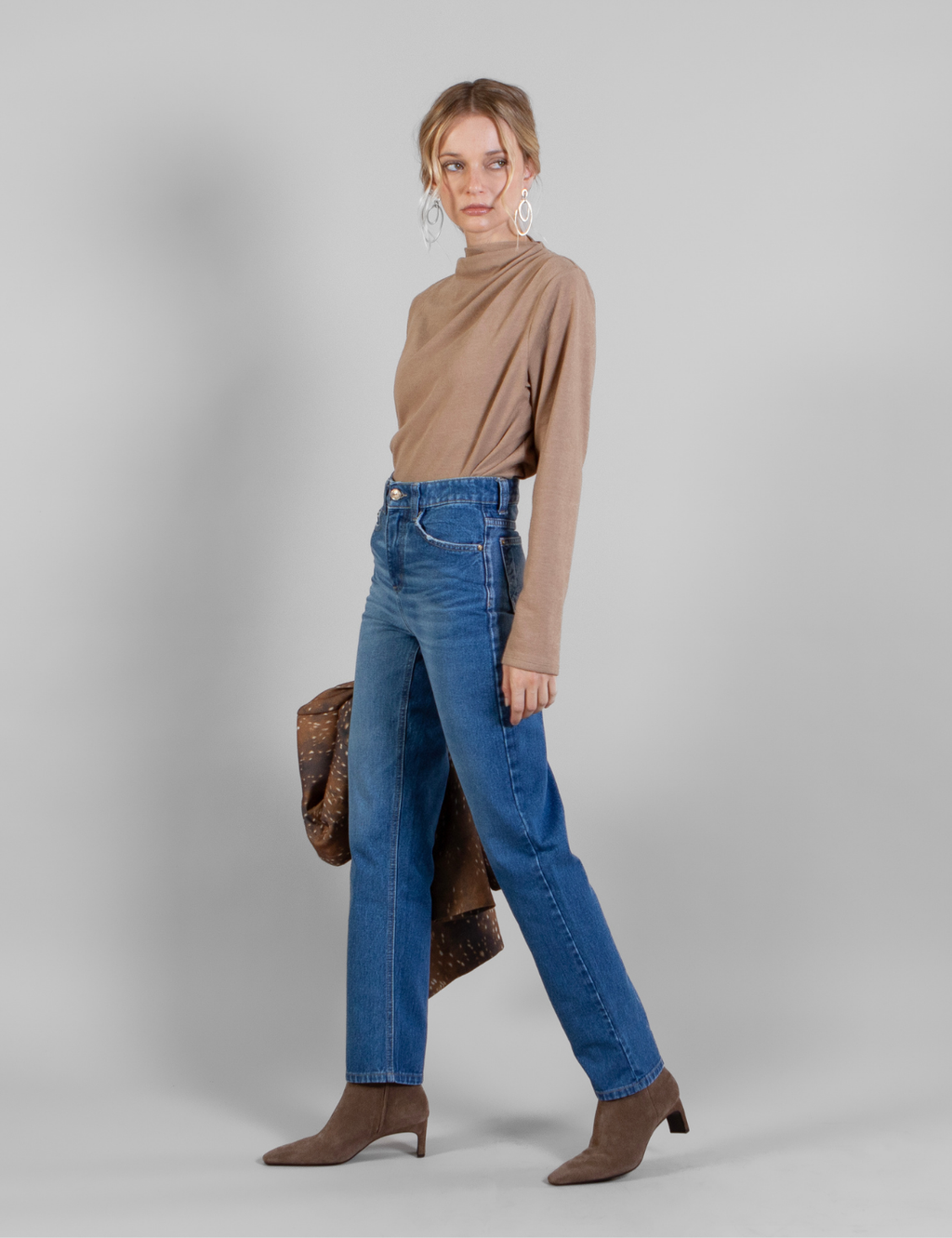 Polera Beatle Noelia Camel