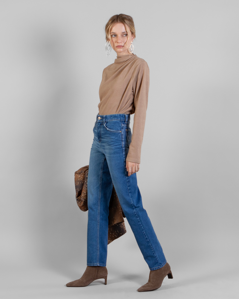 Polera Beatle Noelia Camel