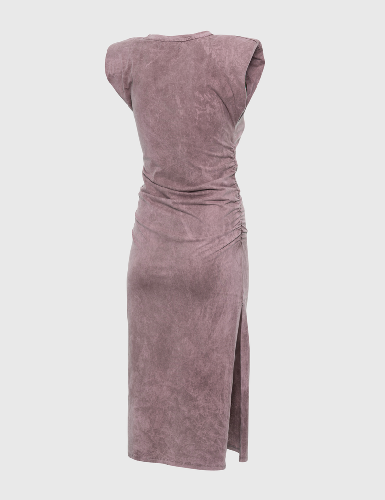 Vestido Algodón Donna Burdeo