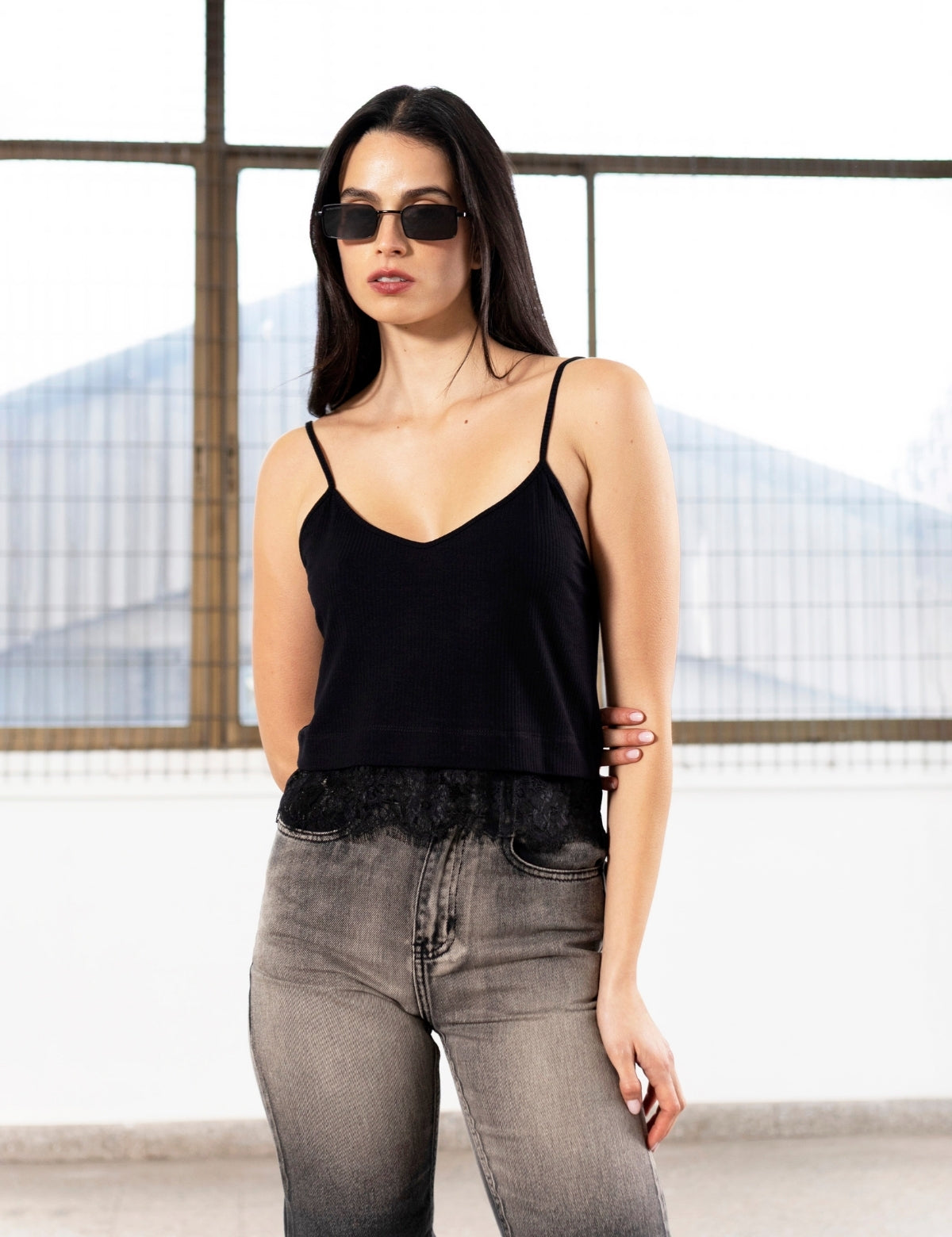 Polera Encaje Laura