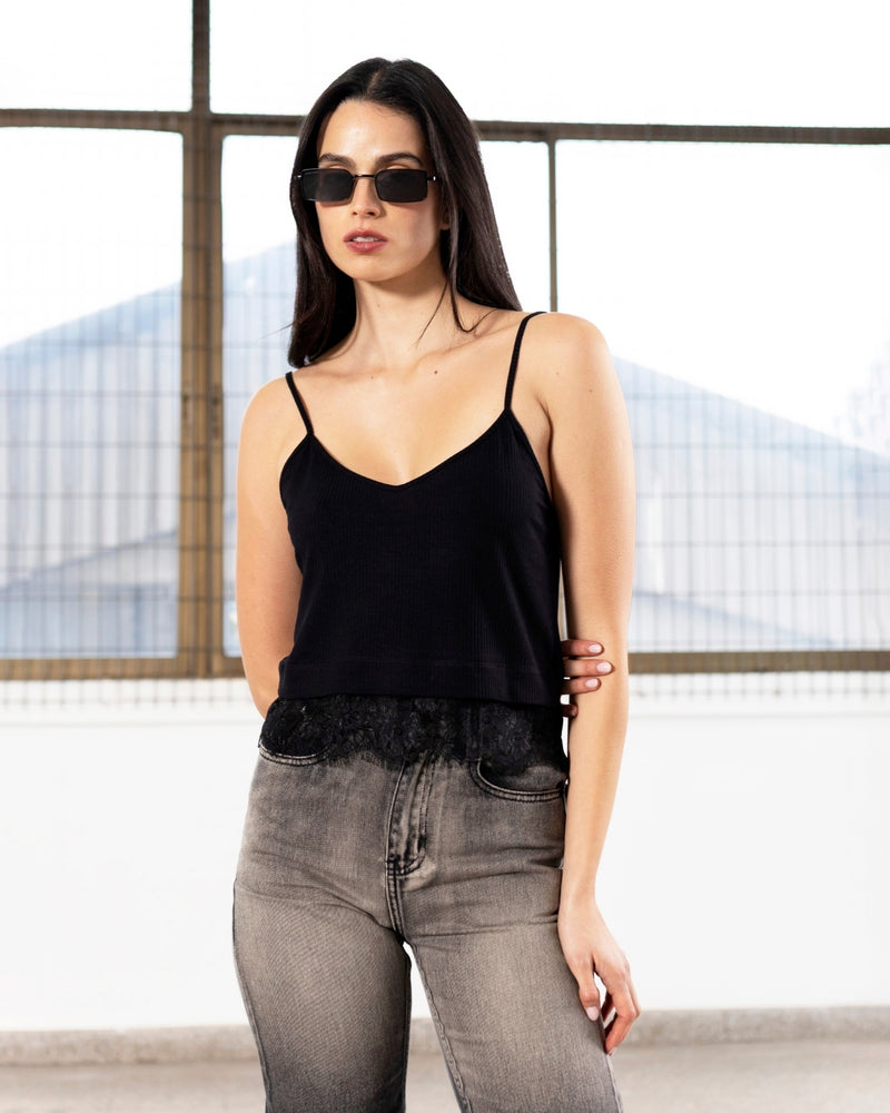 Polera Encaje Laura